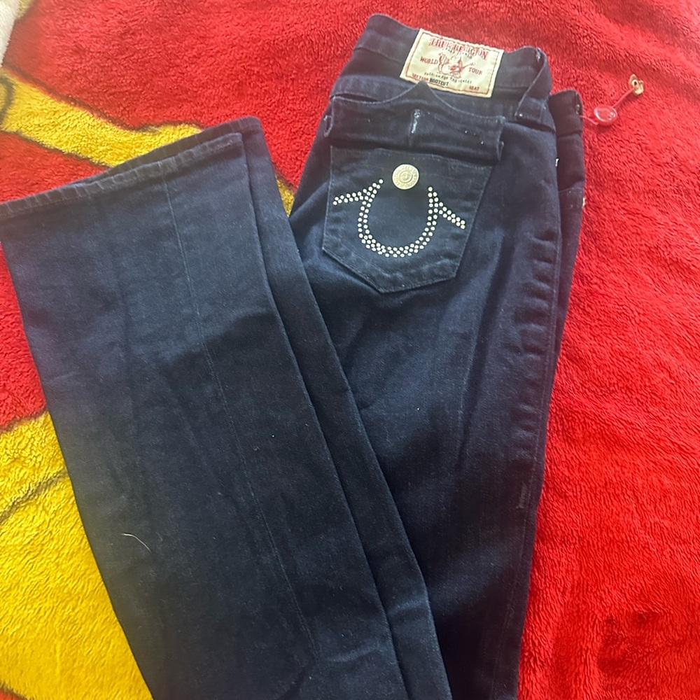 True religion blue jeans Bootcut size 26
